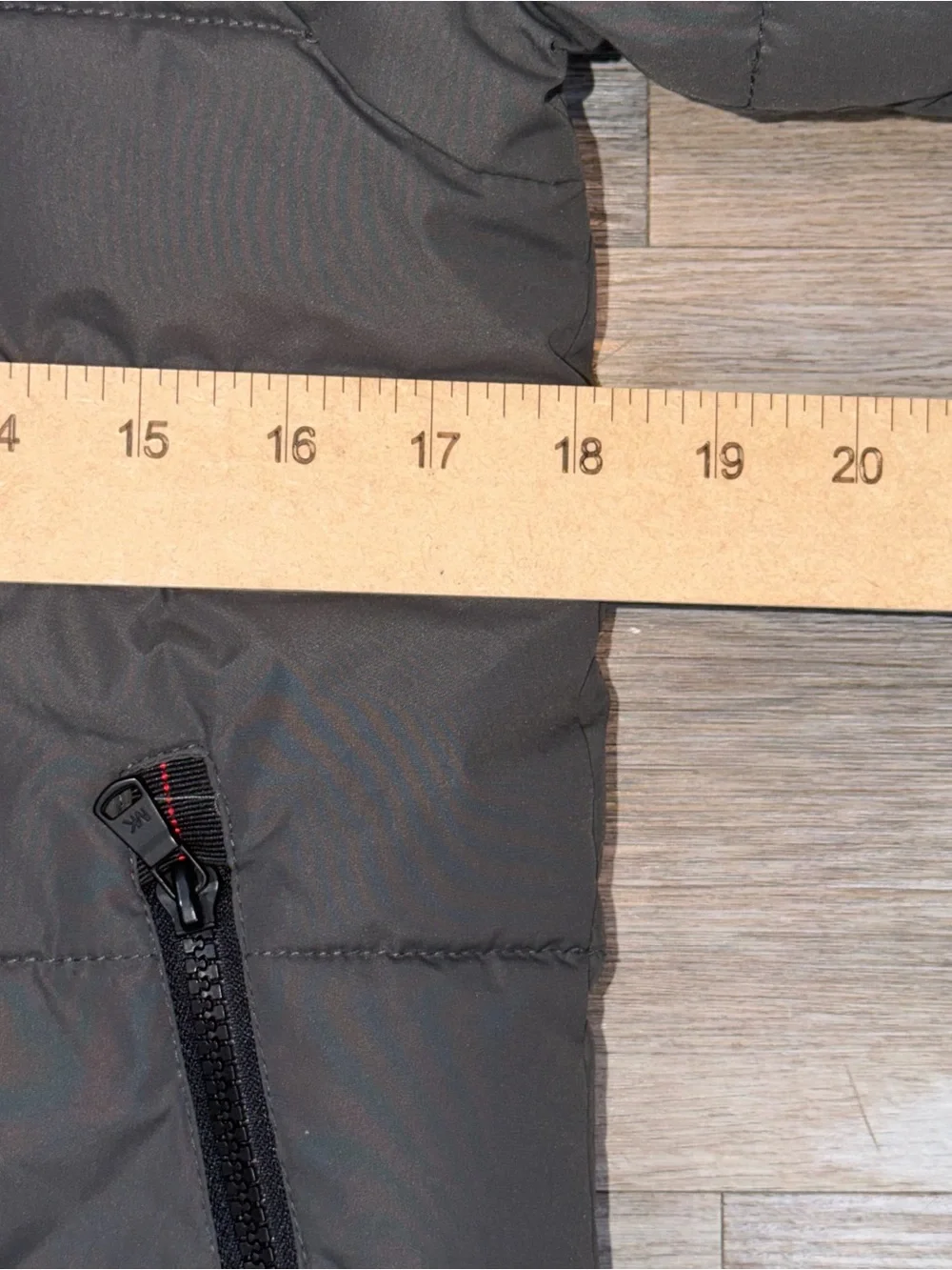 Michael Kors Hooded Puffer Coat Womens Medium (8) Gray Zipper Pockets